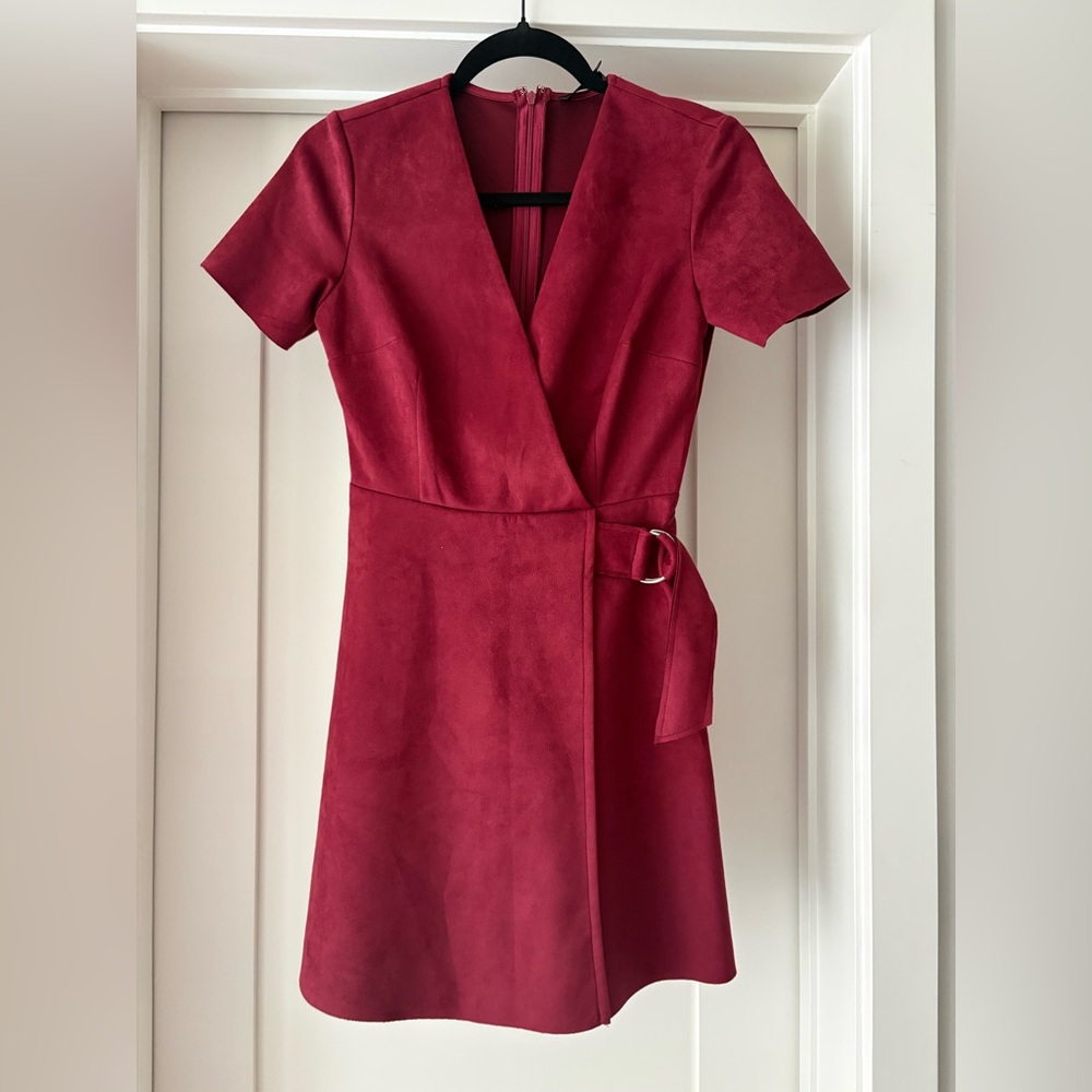 Elegant Burgundy Dress
